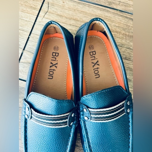 Brixton  Blue  Men\'s Loafers Casual Slip On Moccasin size 6.5 main image 4